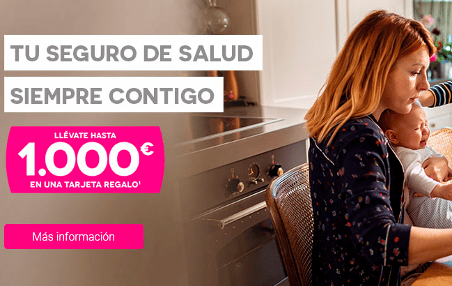 Oferta Adeslas, Regalos de hasta1000 euros